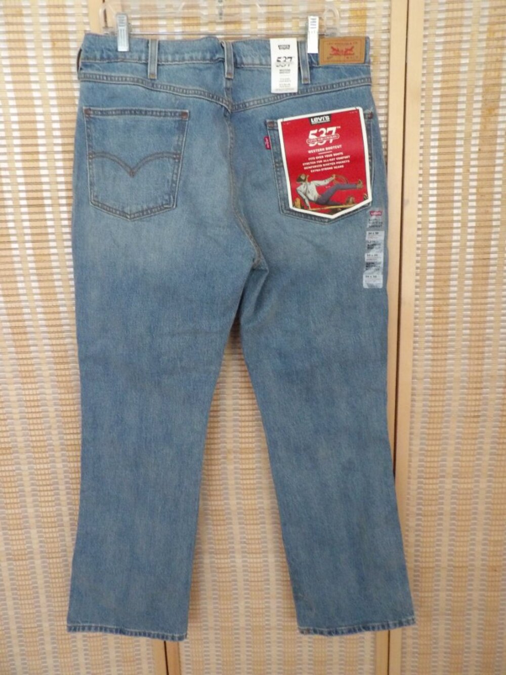 NWT Men's Levi's 537 Western Bootcut Size 34x30
